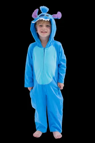 Vista 4 de Disney Lilo & Stitch - Overol de cosplay con cremallera para bebé a niño grande