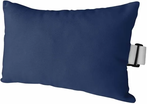 Vista 15 de Almohada para silla de playa para exteriores, color azul, para tumbona, almohada reclinable impermeable con banda elástica e insertos de almohada