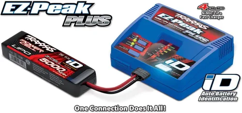 Vista 3 de Traxxas 2970 EZ-Peak Plus 4-amp NiMH/Lipo cargador rápido con identificación automática de batería