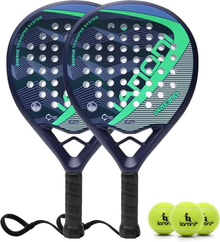 Vista 11 de Pala de pádel Superficie de Fibra de Carbono con núcleo de espuma EVA Memory Flex Pala de pádel ligera