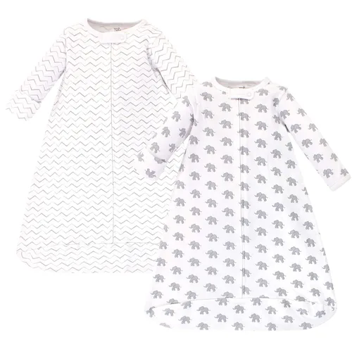 Vista 5 de Touched by Nature Saco de dormir unisex de algodón orgánico de manga larga para bebé, manta, mariposas brillantes, 0-3 meses Bright Butterflies
