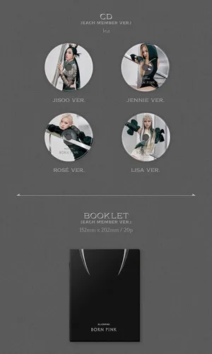 Vista 4 de BLACKPINK - BORN PINK, Digipack Version (LISA Cover incl. Album, PreOrder Benefit, Extra Photocards)