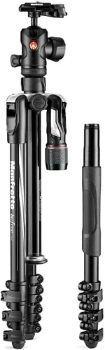 Vista 3 de Manfrotto MKBFRLA4B-BHM Befree Advanced 2N1 - Trípode de viaje con monopie, cerradura de palanca, bolsa de trípode, placa y cabeza esférica incluida