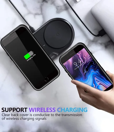 Vista 7 de Diverbox Funda [A prueba de golpes] [A prueba de caídas] [A prueba de polvo], Cubierta de protección resistente para teléfono para Apple iPhone 8