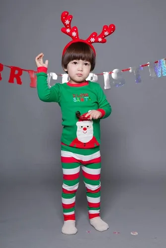 Vista 26 de VAENAIT BABY Infant Toddler Kids Adult Couple Family Matching Women Men Christmas Pjs Xmas Holiday Buffalo Plaid Pajama Set