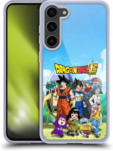 Vista 210 de Head Case Designs Funda de gel con licencia oficial de Dragon Ball Super Group Future Trunks Arc Characters [protección de grado militar] compatible