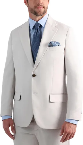 Vista 11 de Haggar Men's Classic Fit Smart Wash Suit Separate Pants & Jackets Negro