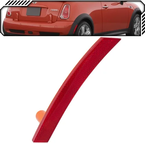 Vista 2 de EPIC LIGHTING Conjunto de luz reflectora trasera de repuesto estilo OE compatible con Mini Cooper 2002-2006 [MC2861101 63147165872] Lado derecho