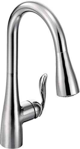 Vista 15 de Moen Arbor Chrome Motionsense Wave Touchless Grifo de cocina desplegable de una manija con limpieza eléctrica, 7594EWC