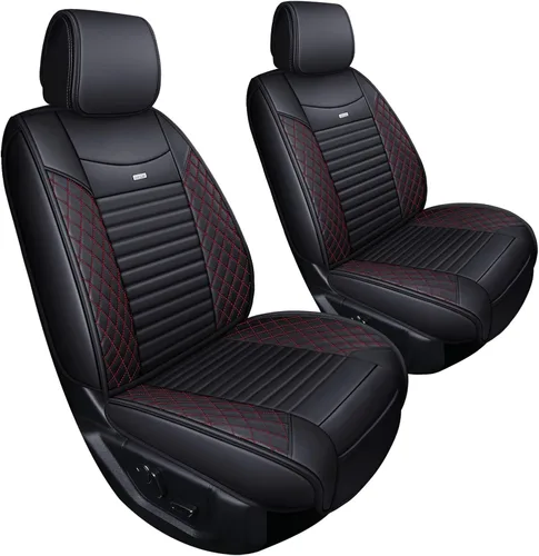 Vista 10 de Fundas de asiento de coche Aierxuan de piel, para asiento delantero, para camión