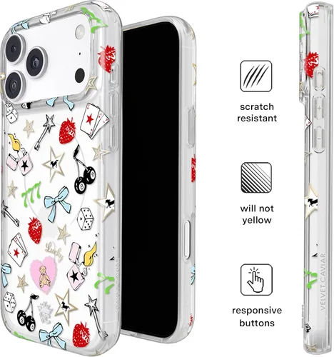 Vista 52 de VELVET CAVIAR Funda para iPhone 15, compatible con MagSafe, probada contra caídas de 10 pies, fundas protectoras de diseño, leopardo color rosa