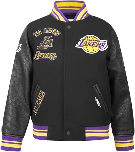 Vista 17 de Pro Standard Chaqueta Varsity clásica retro de la NBA para niños grandes