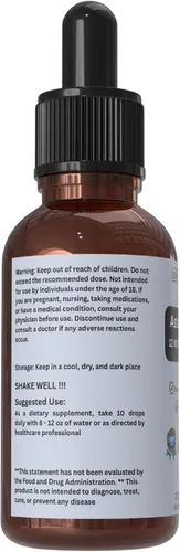 Vista 3 de Gotas líquidas de astaxantina infundidas con aceite de oliva virgen extra prensado en frío, 12 mg por porción, soporte antioxidante natural, botella