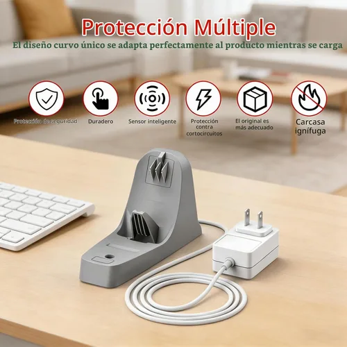 Vista 4 de Base de carga de 8.2V compatible con Black and Decker HNVC215B12AEV Dusbuster