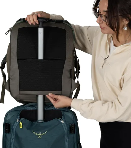 Vista 13 de Osprey Transporter 26+6 Travel Pack, Blue OS Llama azul