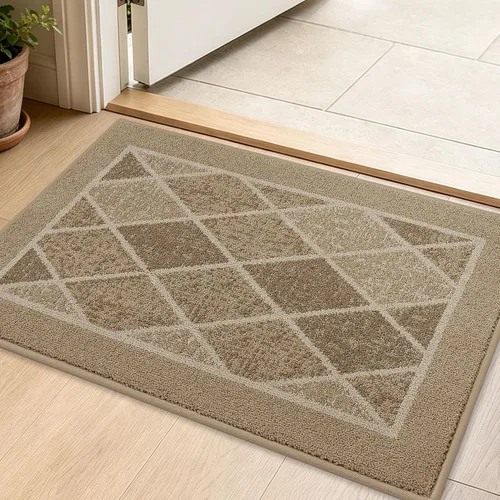 Vista 42 de BEQHAUSE - Tapete para puerta de 20 x 32 pulgadas, antideslizante, color beige