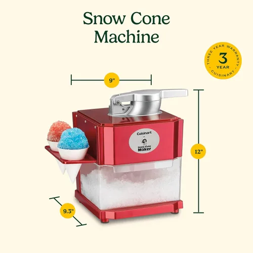 Vista 7 de Cuisinart Máquina para Hacer Conos de Nieve SCM-10P1