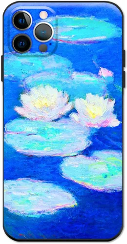 Vista 18 de Berkin Arts Funda de silicona compatible con iPhone 12 Pro Max con protector de pantalla de flores ornamentales intrincadas rosas