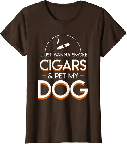 Vista 18 de Solo quiero fumar cigarros y mascotas a los amantes de los perros de mi perro, Negro, S