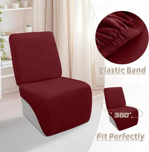Vista 584 de Arfntevss Fundas de sofá seccional reclinable de terciopelo, Funda de sofá seccional de esquina para sofá reclinable, Funda elástica suave
