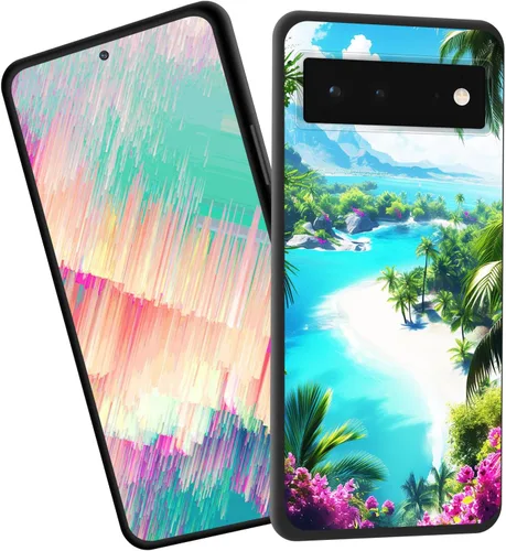 Vista 77 de for Google Pixel 4 XL Case,Slim Shockproof TPU Soft Rubber Silicone Cover Phone Case for Google Pixel 4 XL,Blue Skull Headphone