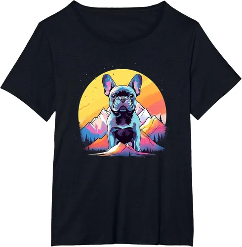 Vista 17 de French Bulldog Dog Men Women Kids T-Shirt Asphalt Grey