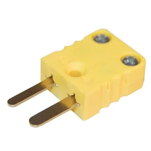 Vista 3 de Digi-Sense Conector macho de termopar tipo J miniatura, 2 pines