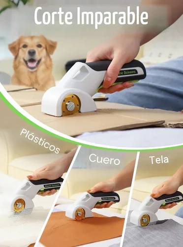 Vista 3 de 2026 NUEVO Cortador de caja inalámbrico 4V, cortador de cartón BLANCO BRILLO
