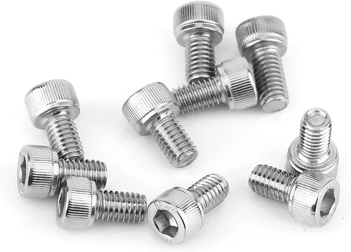 Vista 8 de 120 piezas de tornillos de cabeza hexagonal de acero inoxidable M6, tornillos, tuercas y arandelas, kit surtido utilizado en el hogar y la oficina