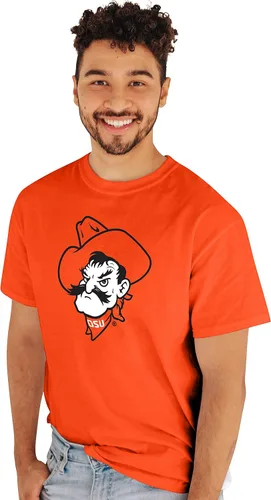 Vista 71 de Blue 84 Camiseta NCAA para hombre, icono de color del