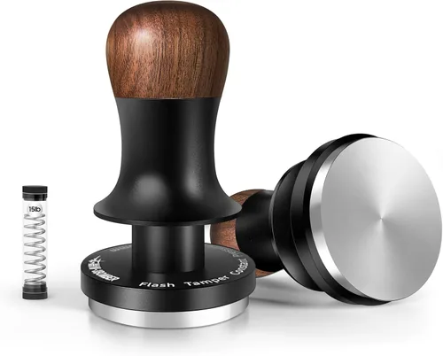 Vista 8 de MHW-3BOMBER 58.35mm Tamper de Espresso Edición Patrón Serpiente - 3 Tamper de Café con Resorte y Retroalimentación de Sonido - Herramienta de Tamper