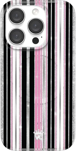 Vista 159 de VELVET CAVIAR Funda compatible con MagSafe para iPhone 15, probada en caídas de 10 pies, estampado de leopardo y amatista morada