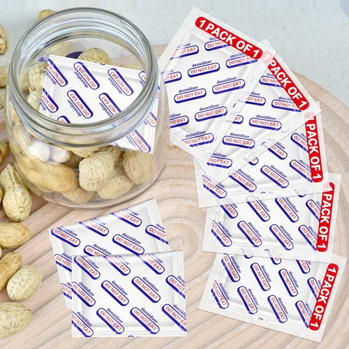 Vista 6 de Absorbentes de oxígeno para almacenamiento de alimentos, 300 cc (1 paquete de 1 paquete sellado al vacío individualmente, 100 paquetes totales)