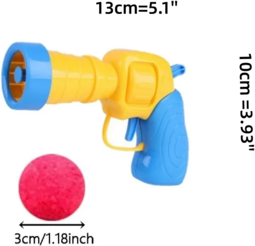 Vista 5 de Juego de lanzador de bolas de juguete para gatos, juguetes de peluche