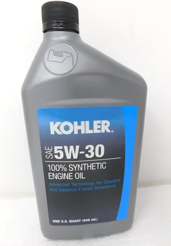 Vista 3 de Kohler Kit completo de cambio de aceite sintético 5W-30, aceite y filtro de 2 cuartos de galón