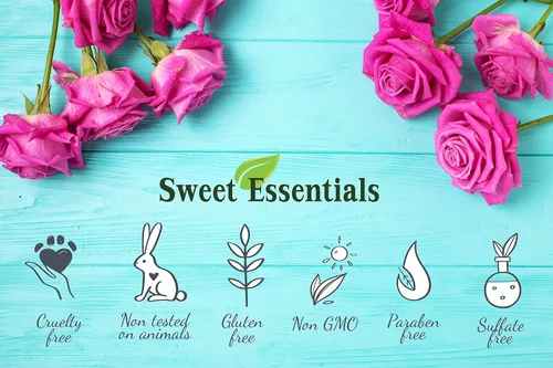 Vista 2 de Sweet Essentials SILK BLOSSOM – JM TYPE, Fragancia – Aceite de perfume, hecho con aceites orgánicos, 2 onzas, spray sobre perfume para cabello