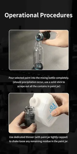 Vista 6 de DSPIAE Mezclador agitador eléctrico de pintura, herramienta de mezcla magnética