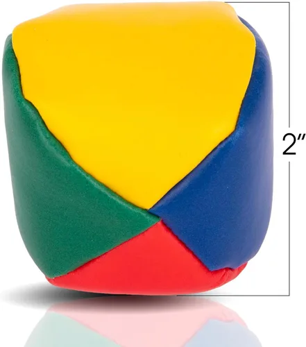 Vista 2 de ArtCreativity Bolas de malabares para principiantes y profesionales (juego de 3) juguete de aprendizaje, juego de bolas de malabares para aprender a