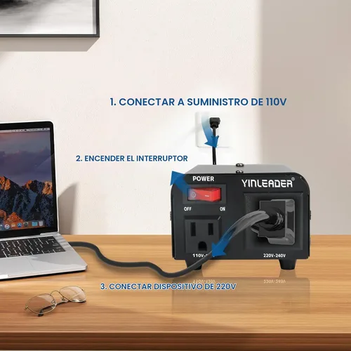Vista 6 de Yinleader 300W 110V a 220V convertidor de voltaje paso hacia arriba