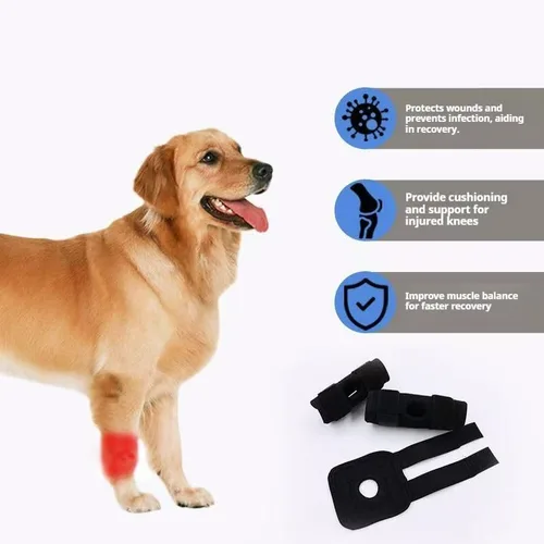 Vista 3 de Almohadillas protectoras duraderas para coderas de perro, funda transpirable e impermeable para prevención de lesiones, comodidad durante todo
