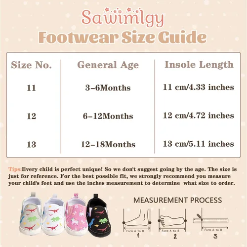 Vista 6 de Sawimlgy Zapatos de calcetines para bebés y niñas recién nacidos, bonitos zapatos de dibujos animados, suela antideslizante suave y antideslizante
