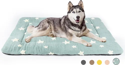 Vista 36 de Mora Pets - Cama para gatos de interior lavable, almohadilla antideslizante para jaula de perros, linda cama para perros con estrellas para perros