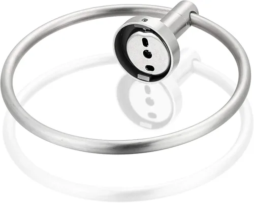 Vista 4 de Bahroom Towel Ring Acero inoxidable SUS 304,Soporte de toalla de mano circular,Toallero redondo mate Soporte de pared Toallero de montaje en pared