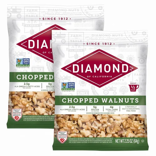 Vista 9 de Diamond de nueces picadas de California, 2.25 onzas, 1 paquete