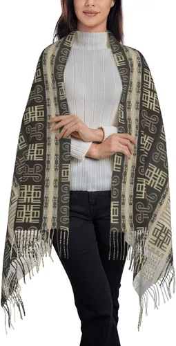 Vista 3 de Chales tipo bufanda para mujer, chal para boda, suave, estola grande, vestido de noche, regalo