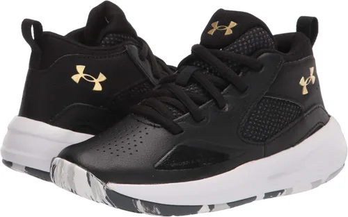 Vista 7 de Under Armour Tenis de baloncesto unisex para niños preescolares Lockdown 5, Negro