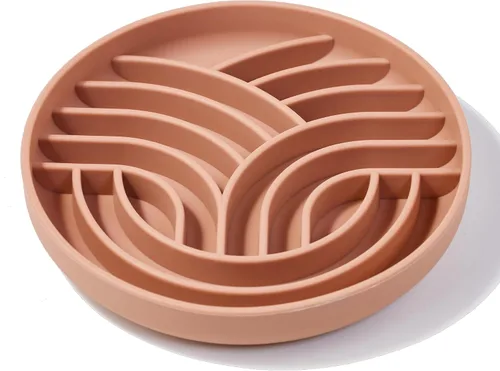 Vista 16 de OHMO Slow Feeder Dog Bowl, 5.9" Lick Mat for Dogs, Diamond, Camo Green verde (camo green)