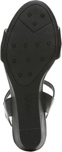 Vista 8 de LifeStride Sandalias Yuma para mujer, Negro