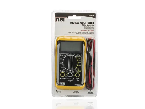 Vista 3 de NSi Industries TES-DT18 Multitester digital, 6 funciones, rango 20