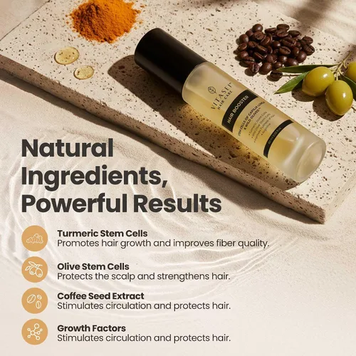 Vista 4 de Vitasei Hair Booster - Suero revitalizante para el cabello con capilia longa, células madre de oliva silvestre y arginina, tónico capilar